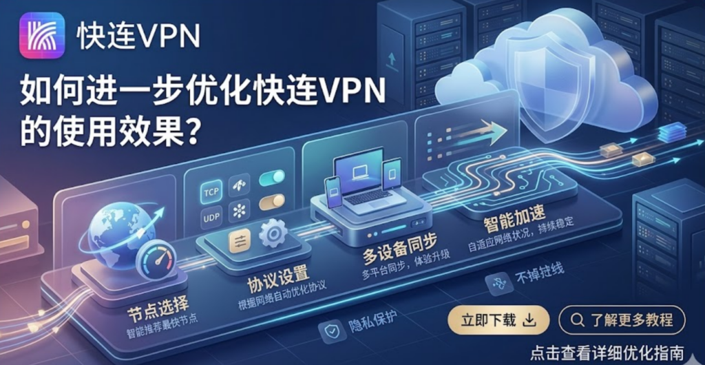 如何进一步优化快连VPN的使用效果？