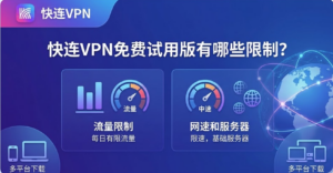快连VPN免费试用版有哪些限制？