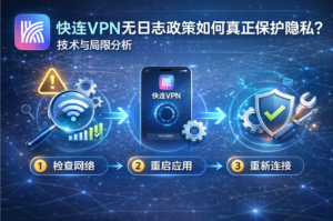 快连VPN的无日志政策详解：官方承诺与实际执行
